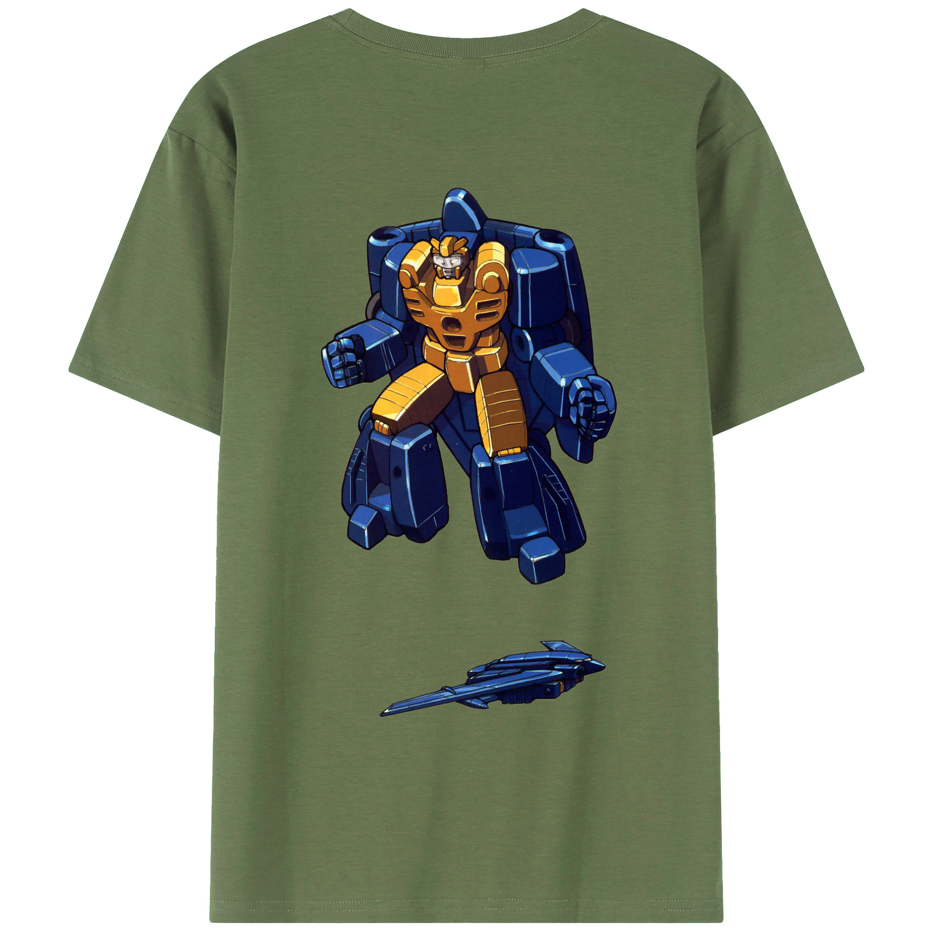 （画像用）  綿100％ メンズ半袖Tシャツ（バックプリント） 通気性
